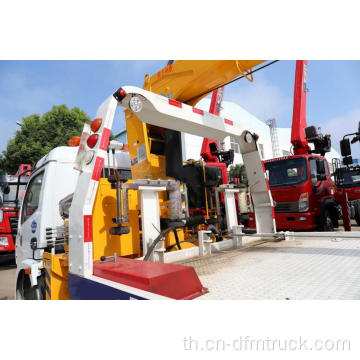 Dongfeng wreker รถบรรทุกหัวลากรถบรรทุกย้อนกลับเตียงทำลาย